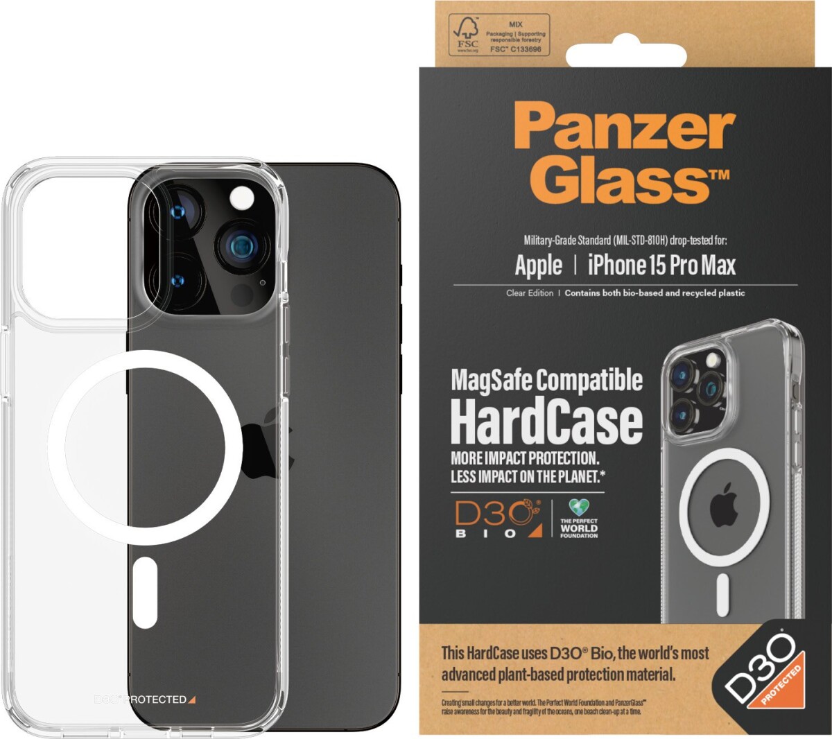 Panzerglass - Iphone 15 Pro Max - Hardcase Magsafe D3O