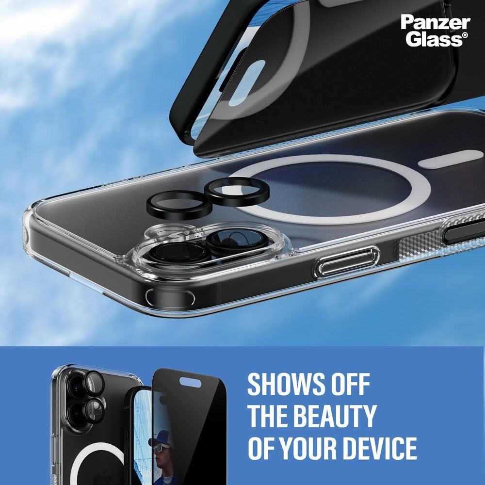 Panzerglass - Iphone 16 61 - 3-I-1 Privacy Cover Sæt