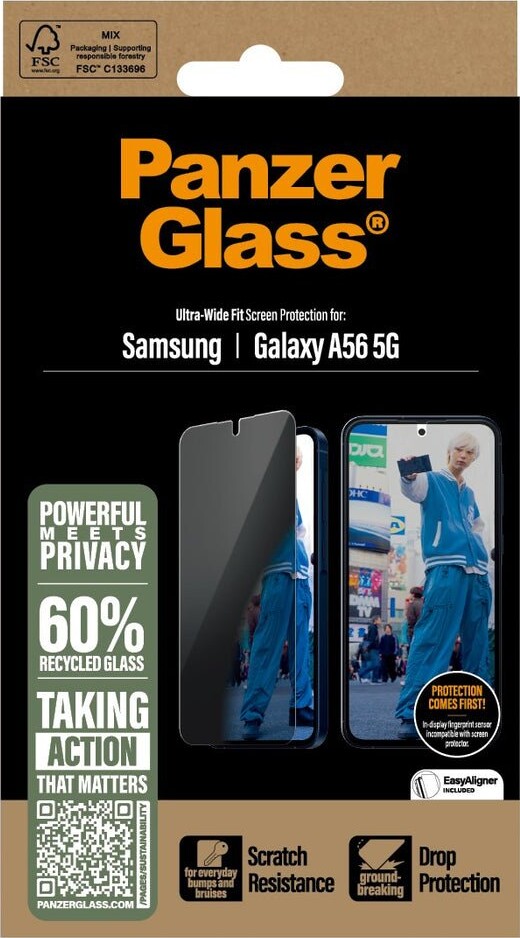 Panzerglass - Galaxy A55 5G Ultra - Privacy Skærmbeskyttelse