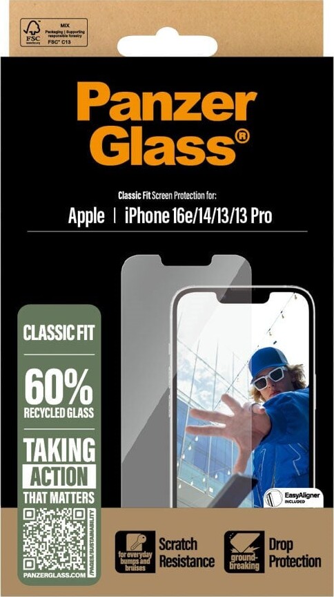 Panzerglass - Iphone 16E 14 13 13 Pro - Skærmbeskyttelse