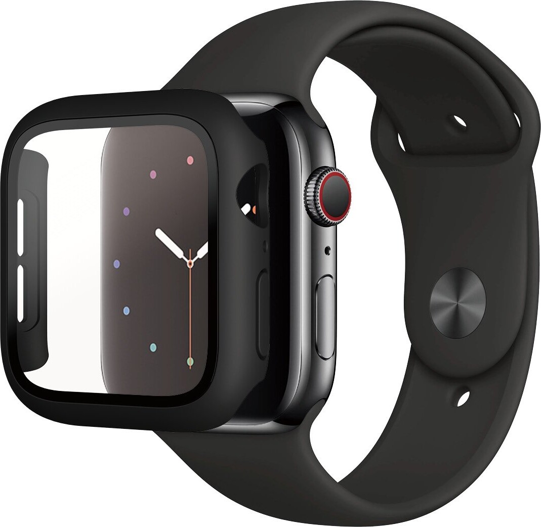 Panzerglass - Skærmbeskyttelse Full Til Apple Watch 4 5 6 Se - Sort