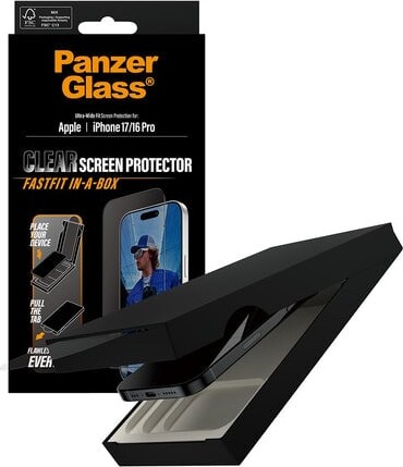 Panzerglass - Iphone 1716 Pro - Clear Screen Protector - Fastfit