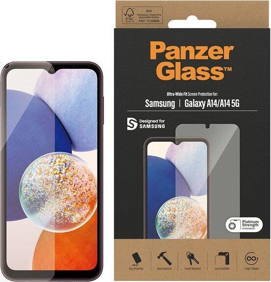 Panzerglass - Samsung Galaxy A14 - A14 5G - Skærmbeskyttelse