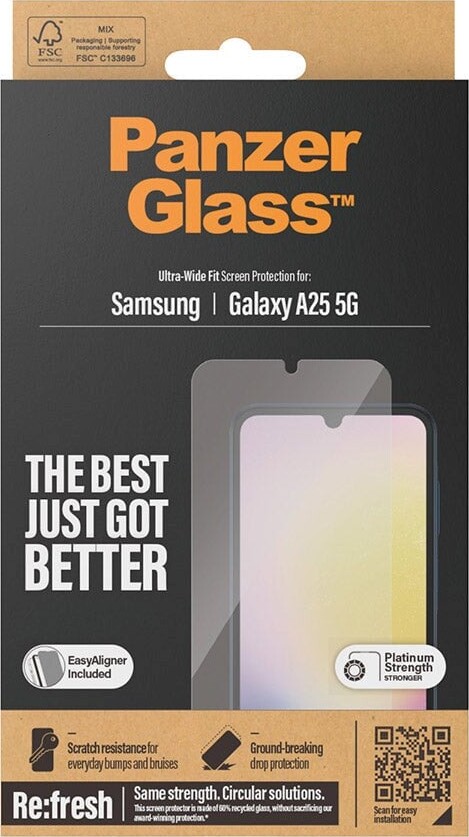 Panzerglass - Samsung Galaxy A25 5G - Skærmbeskyttelse - Ultra-Wide