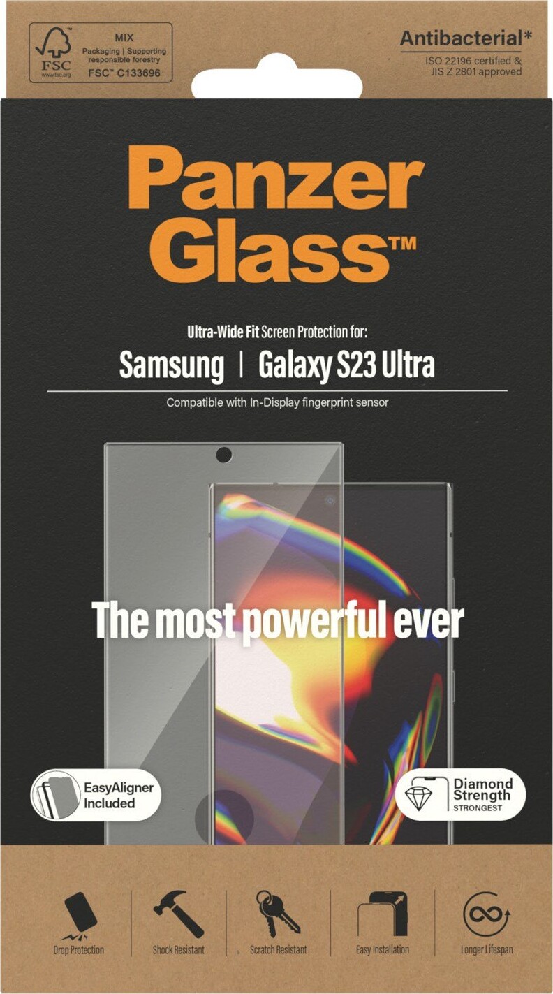 Panzerglass - Samsung Galaxy S23 Ultra - Skærmbeskyttelse