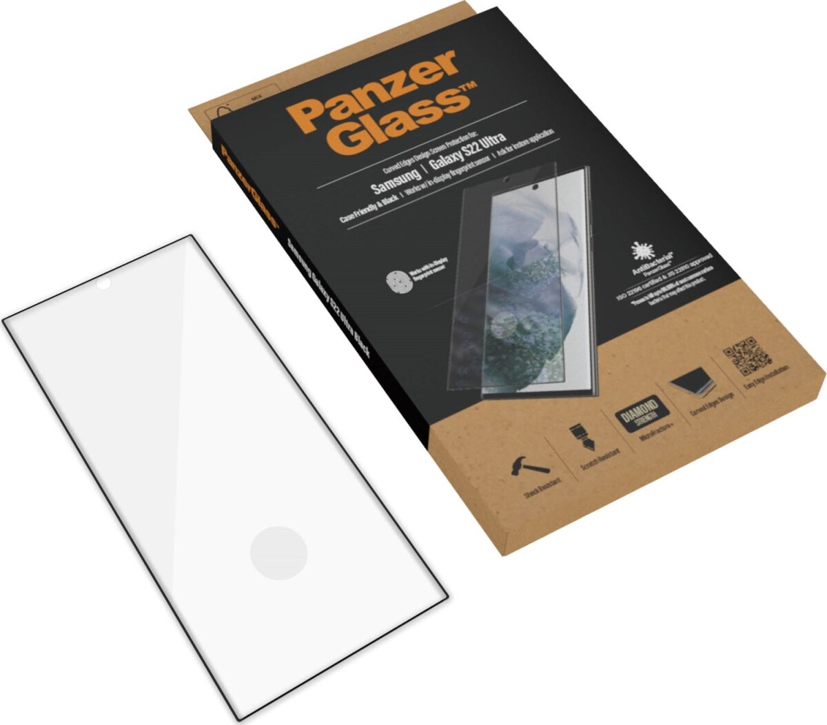 Panzerglass - Samsung Galaxy S22 Ultra - Skærmbeskyttelse