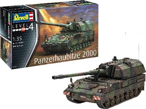 Revell - Panzerhaubitze 2000 Tank Byggesæt - 1 35 - Level 4 - 03279