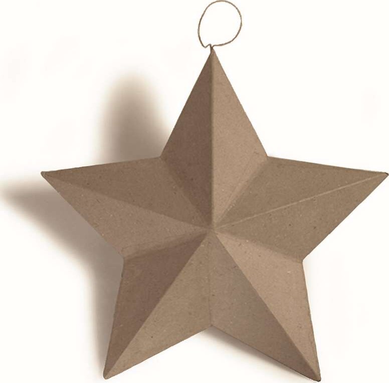 Pap Stjerne 10Cm 10 Stk