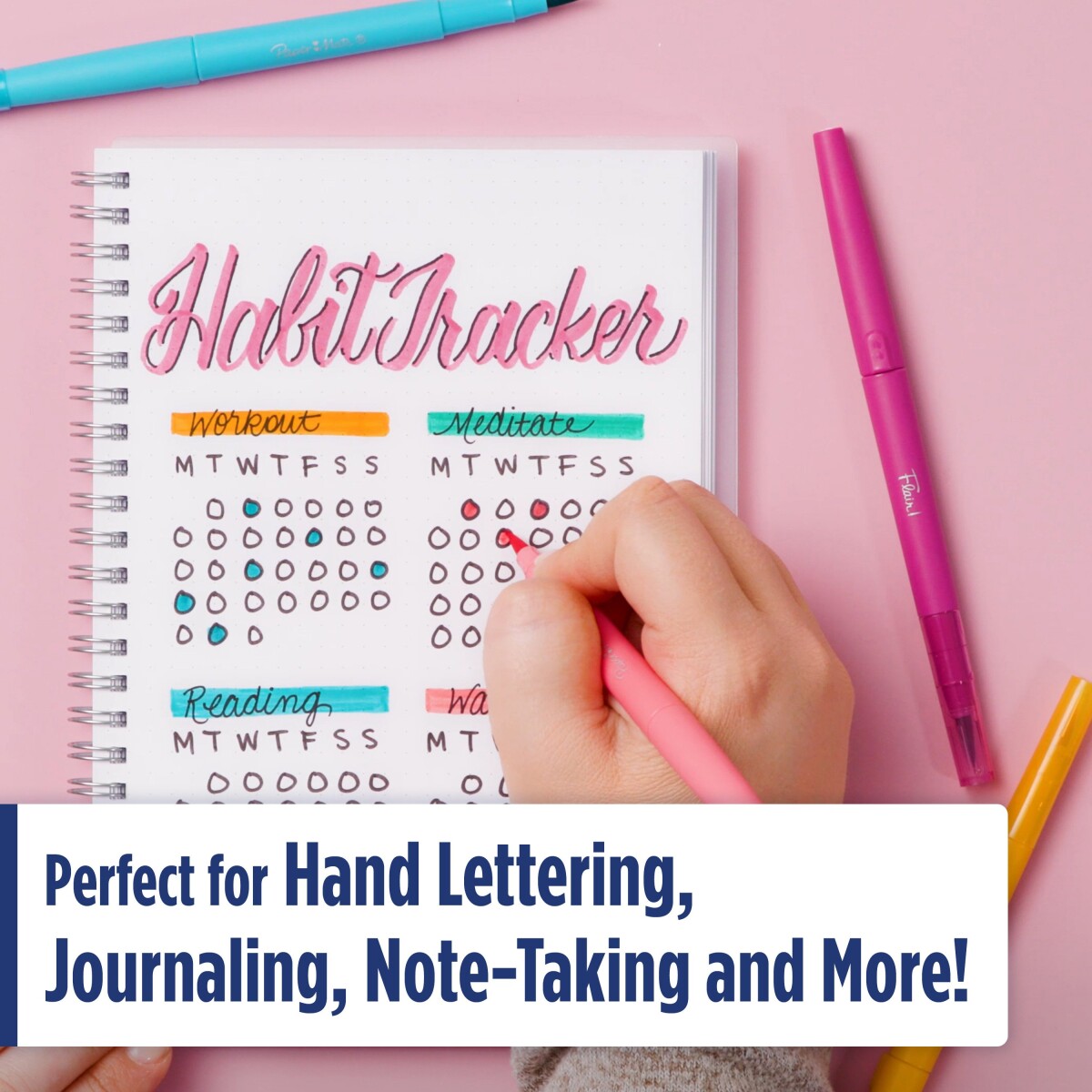 Paper Mate - Flair Dual Felt Tip Pen 8-Blister 2199386