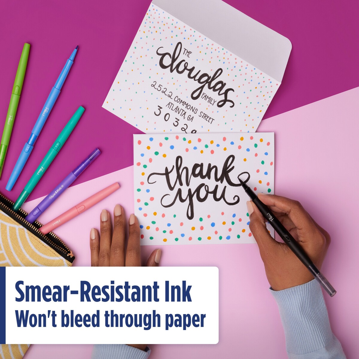 Paper Mate - Flair Dual Felt Tip Pen 8-Blister 2199386