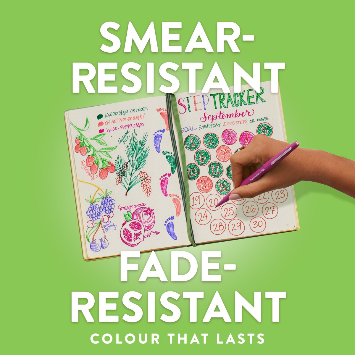 Paper Mate - Flair Filtspids Penne - Sort - 36 Stk