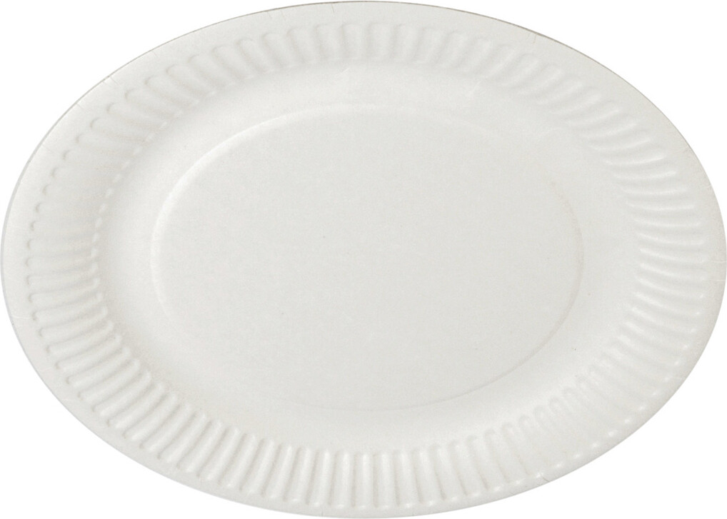 Paptallerken - Ø 18 Cm - 100 Stk