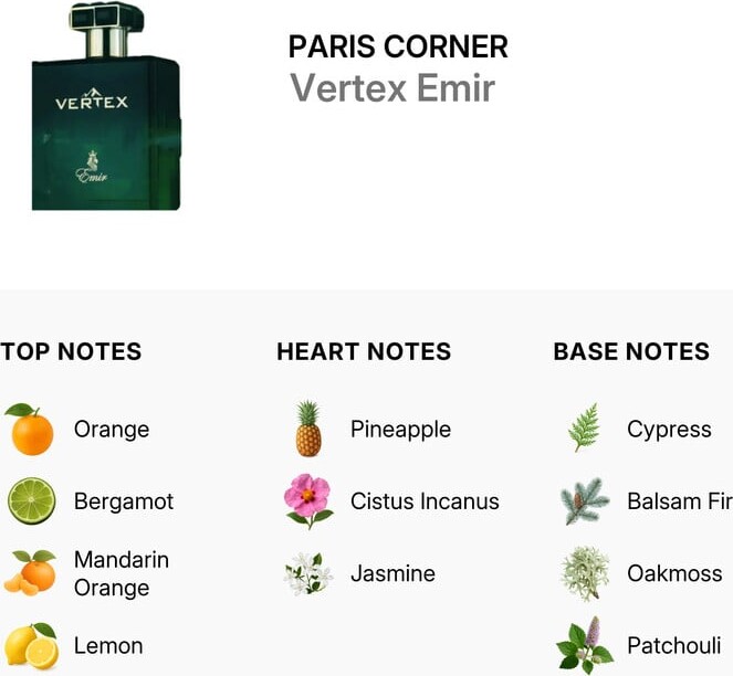 Paris Corner - Vertex Emir Edp 100 Ml