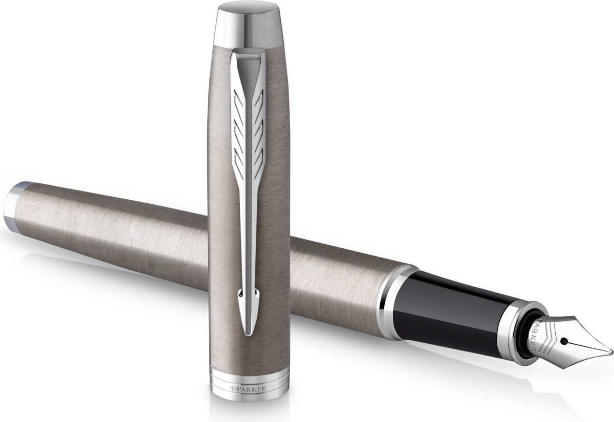 Parker - Im Duo Gavesæt - Rustfrit Stål Krom Trim - Blå