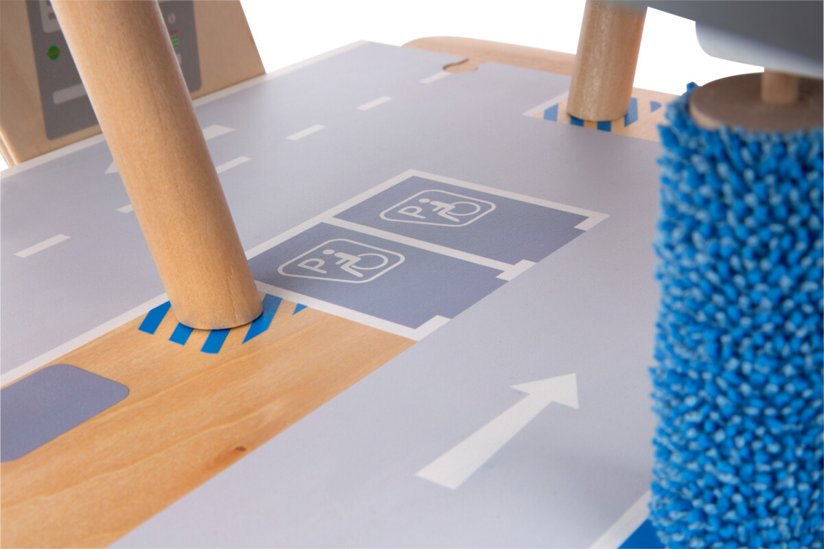 Legetøjs Parkeringshus I Træ - Inkl 2 Biler - Premium - Small Foot