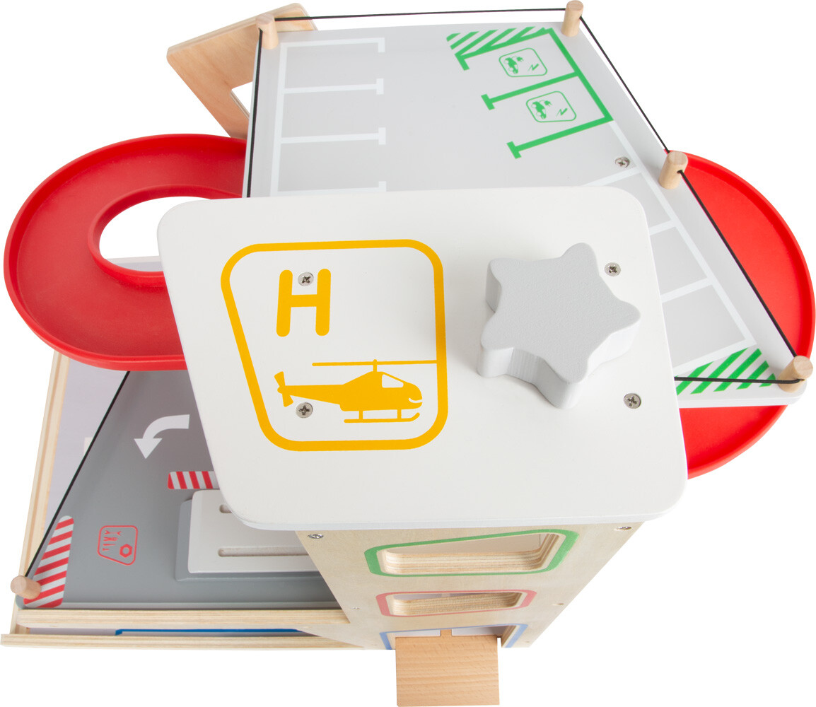 Legetøjs Parkeringshus I Træ - Inkl 2 Biler - Premium - Small Foot