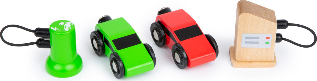 Legetøjs Parkeringshus I Træ - Inkl 2 Biler - Premium - Small Foot