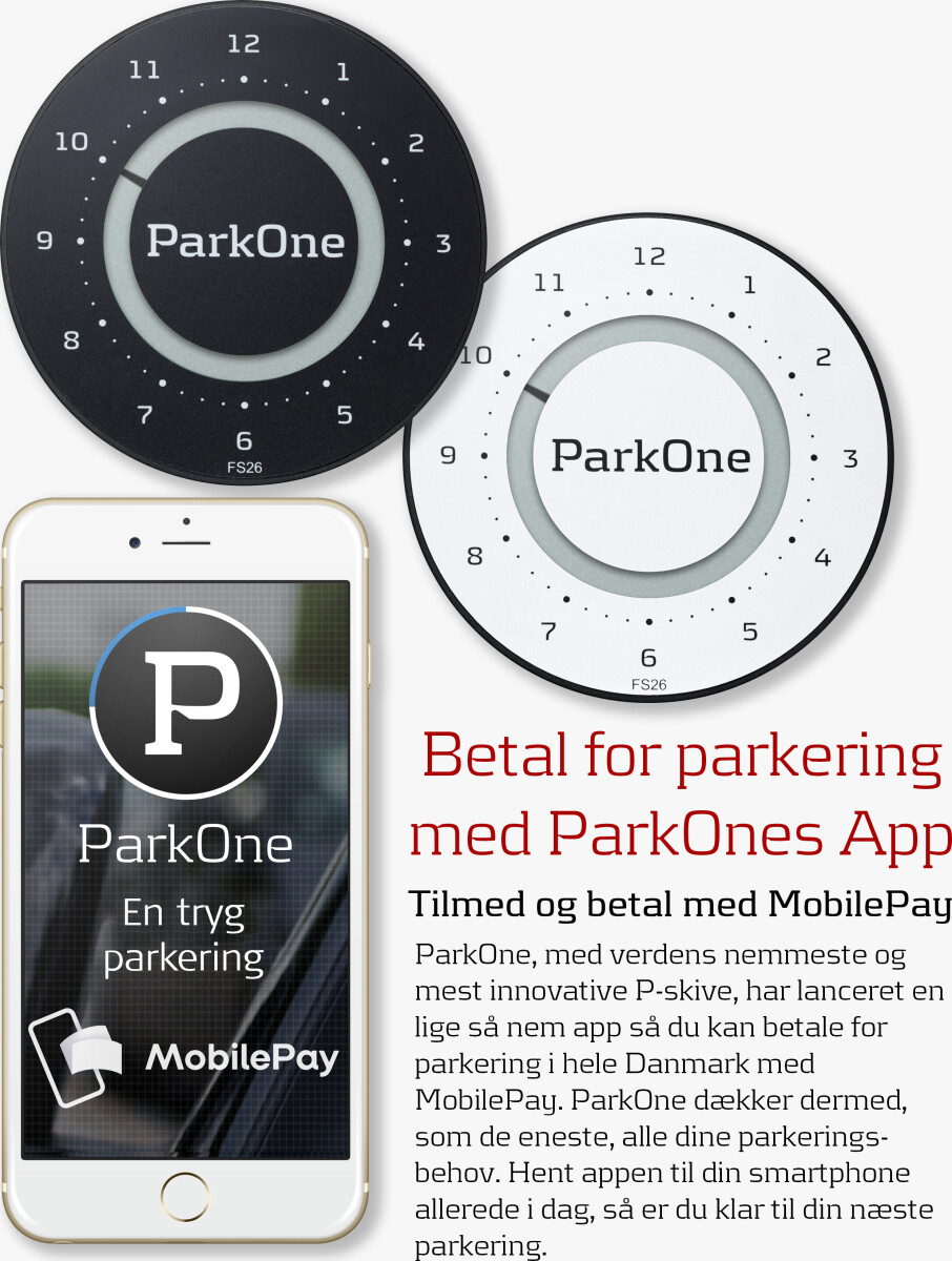 Parkone Exclusive - Metal Elektronisk Parkeringsskive