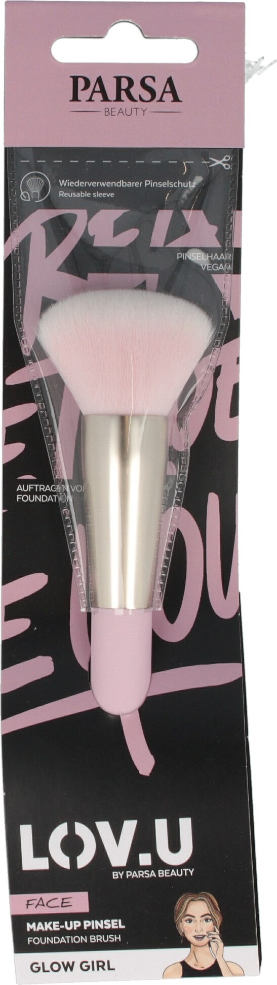 Makeup Børste - Pink - Lovu - Parsa Beauty