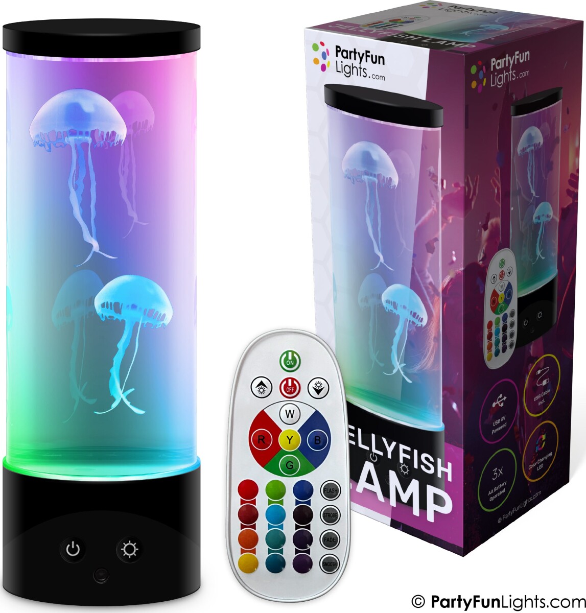 Party Fun Lights - Gople Lampe Med Fjernbetjening