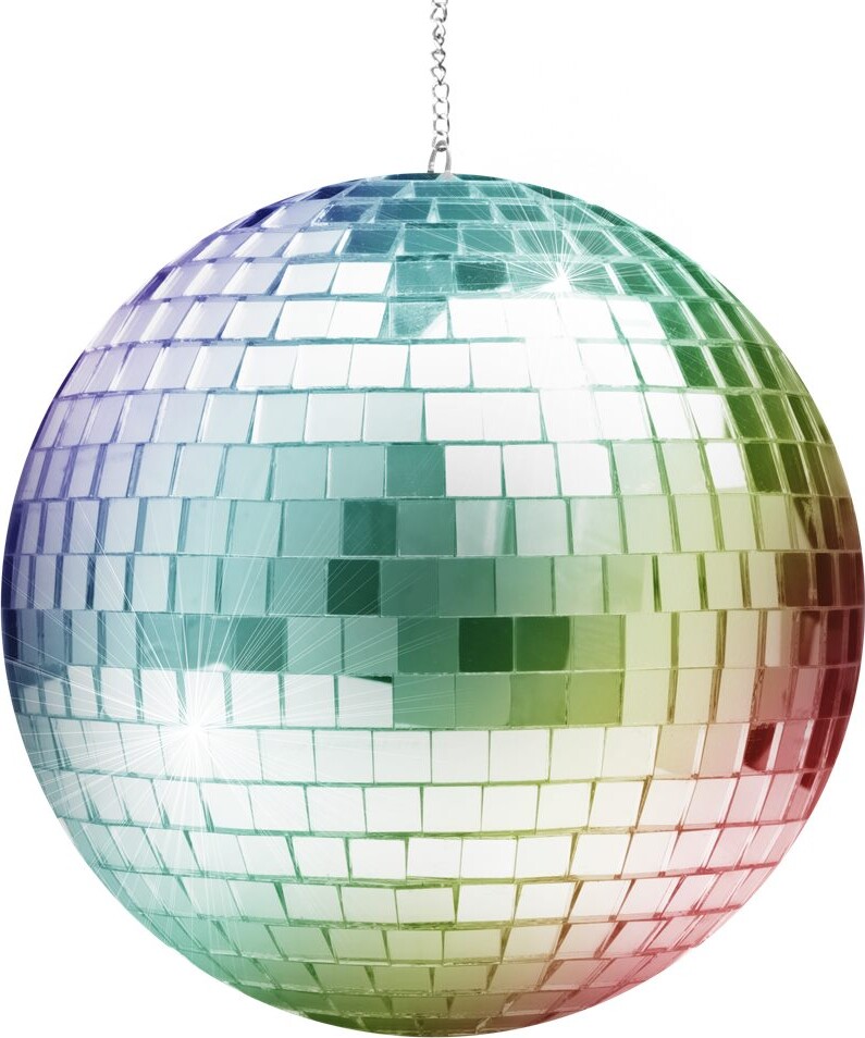 Party Fun Lights - Rotating Mirror Ball With Led And Motor