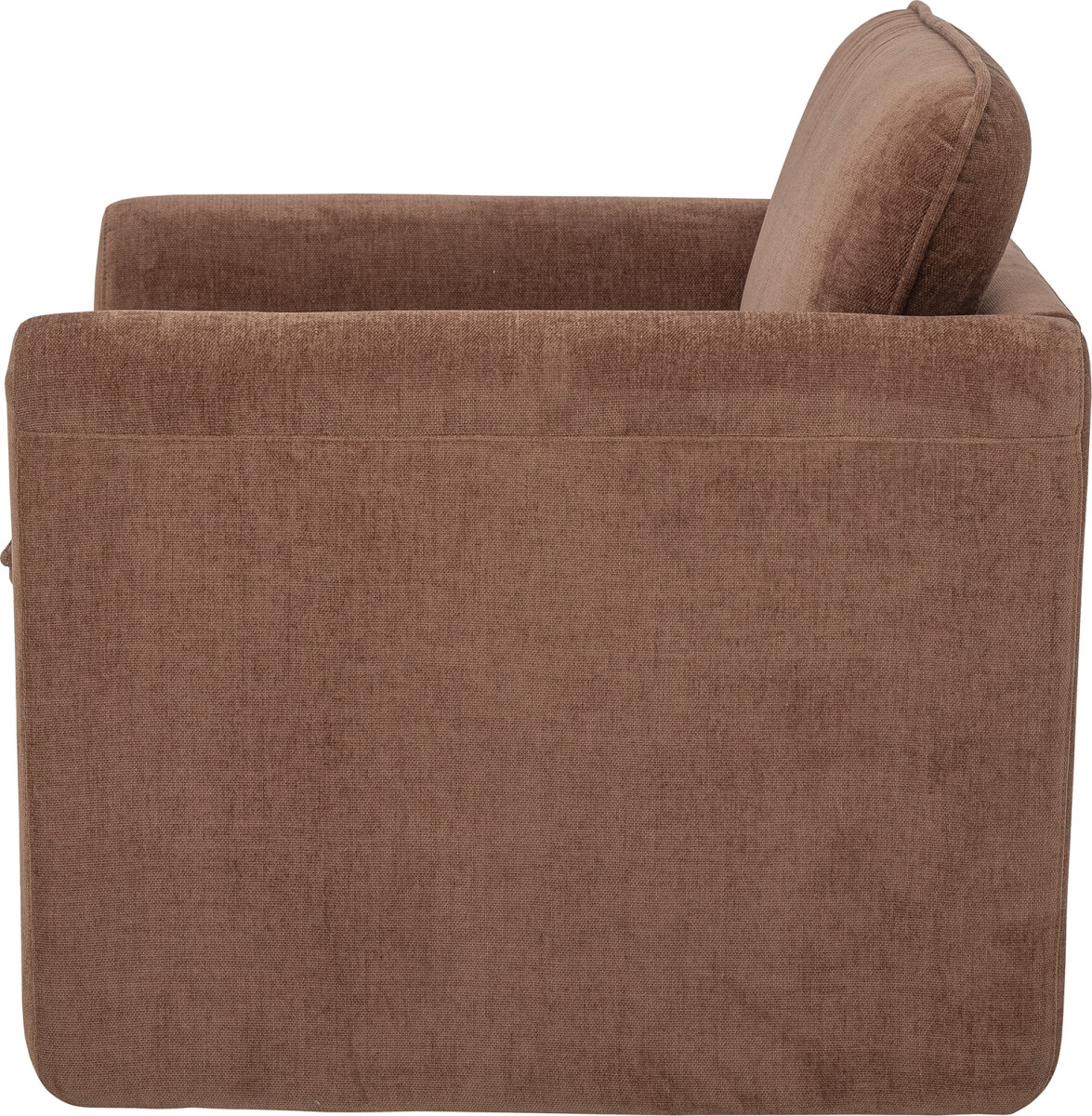 Bloomingville - Paseo Loungestol - Brun - Polyester Stof