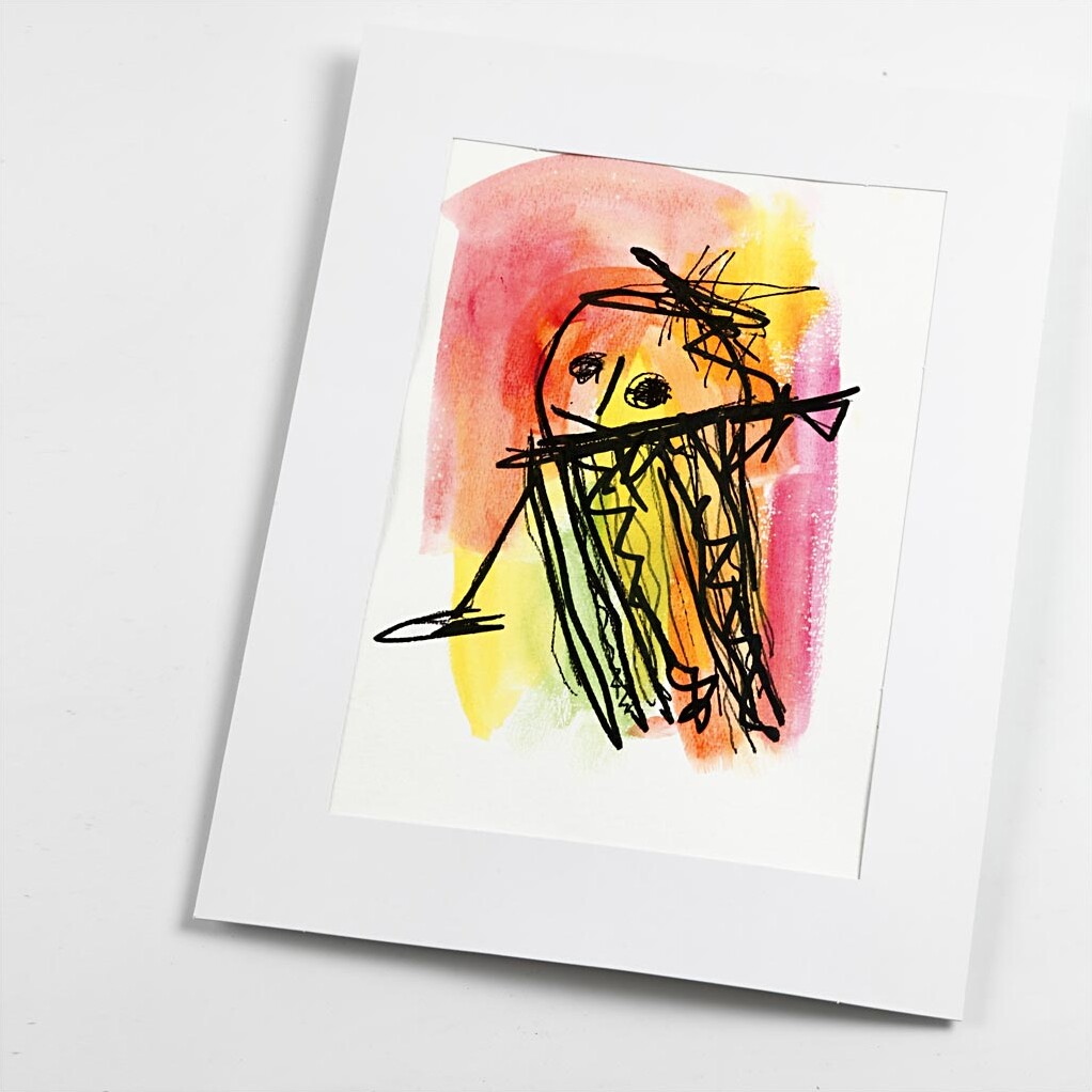 Passepartoutrammer - A3 A4 A5 A6 - 500 G - Hvid - 4X100 Stk