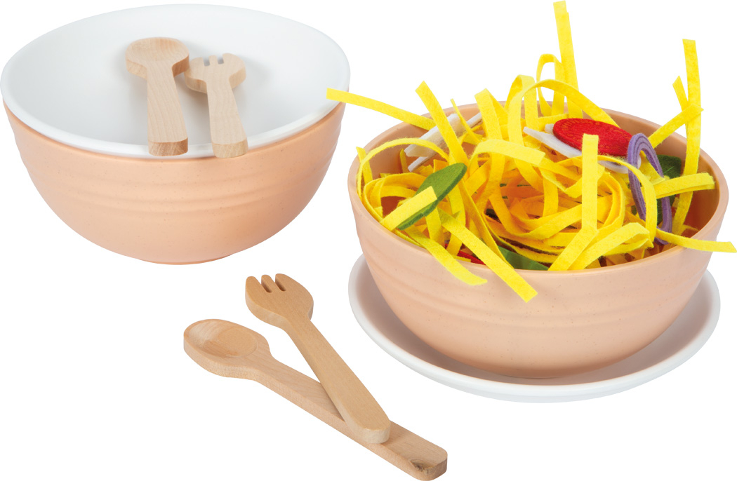 Small Foot - Pasta Legemad Sæt - Træ Og Filt