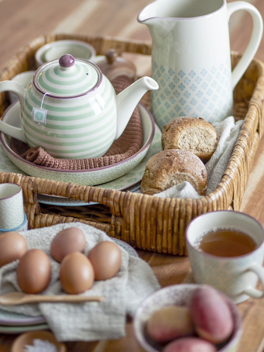 Bloomingville - Patrizia Kande Til Vand - Blå - Stentøj Keramik
