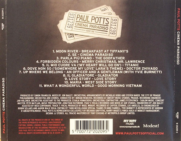 Paul Potts - Cinema Paradiso