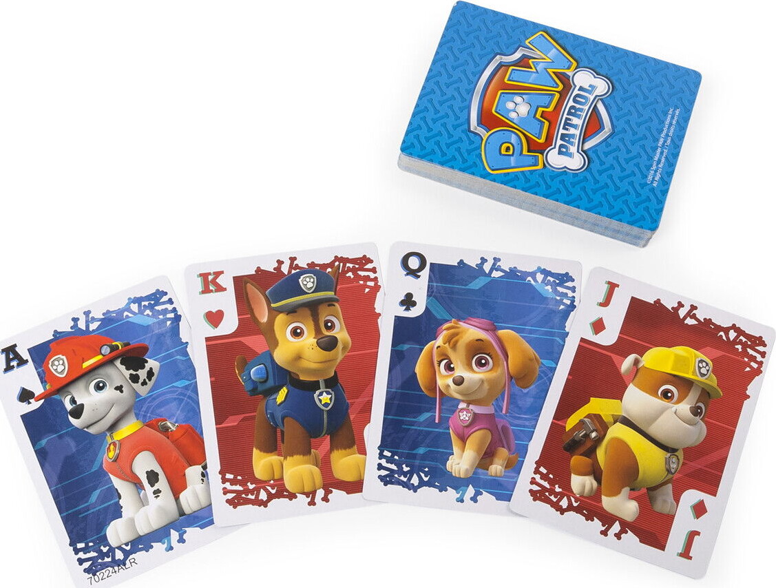 Paw Patrol Spil 3-Pak - Brætspil Jumbo Spillekort Og Puslespil