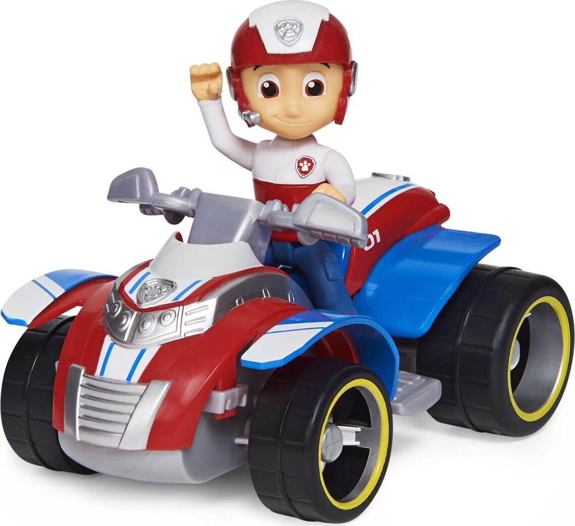 Paw Patrol - Basic Køretøj Med Ryder Figur - Rescue Atv