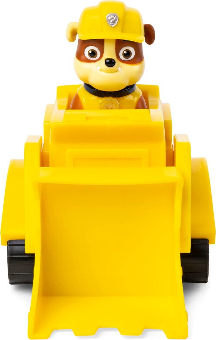 Paw Patrol - Rubble Figur Og Bulldozer Køretøj - Legesæt