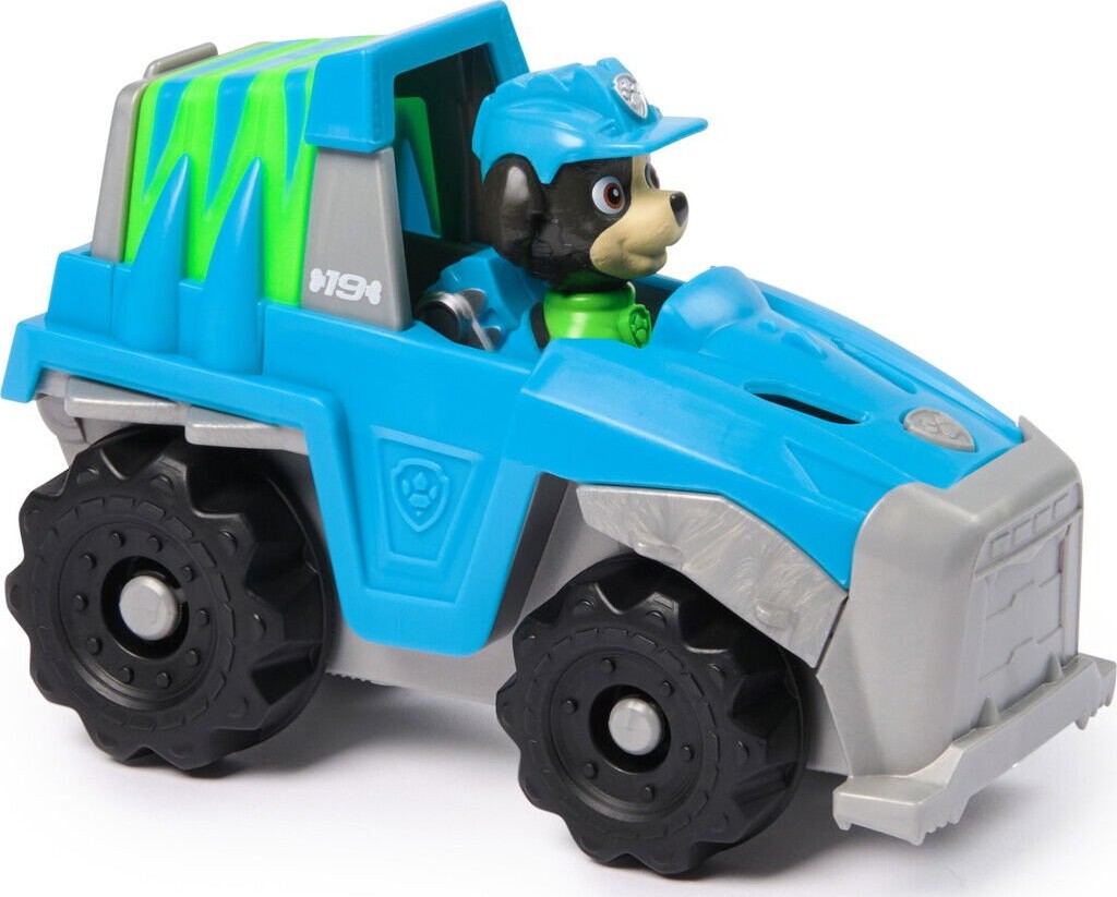 Paw Patrol - Rex Rescue Vehicle - Figur Og Køretøj Legesæt
