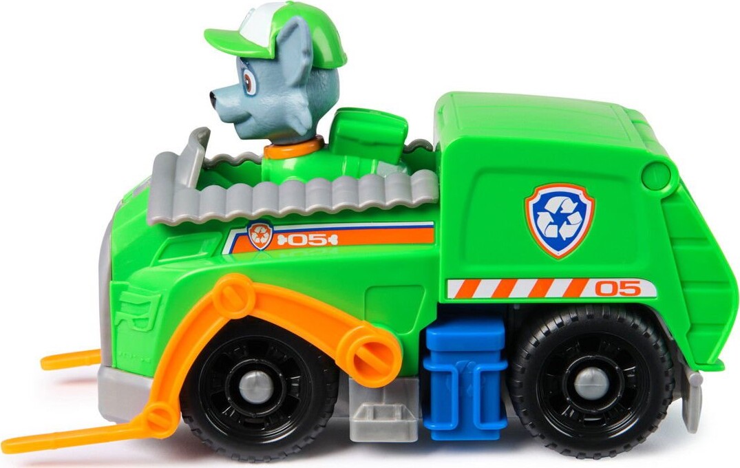 Paw Patrol - Rocky Recycle Truck - Figur Og Køretøj Legesæt