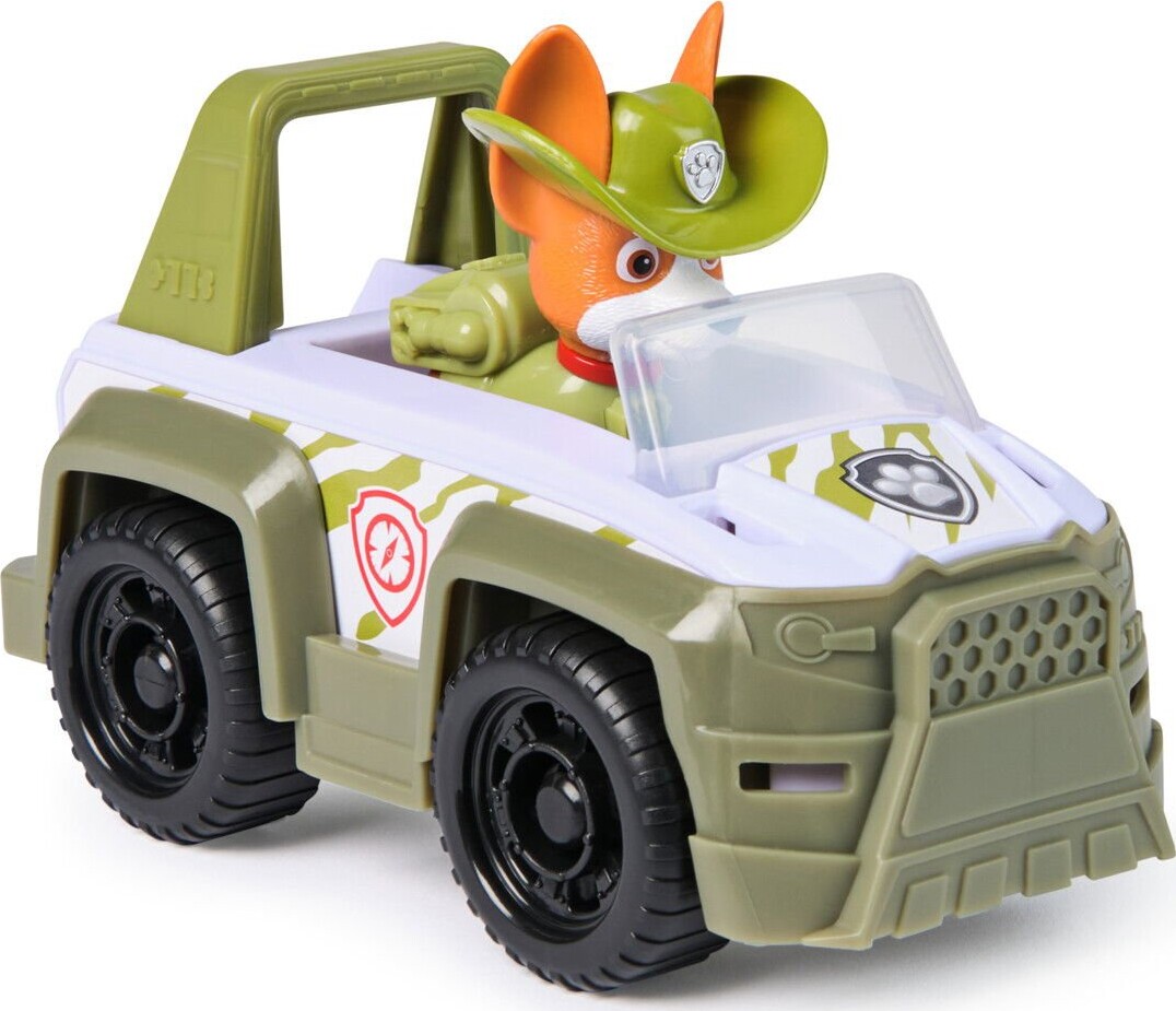 Paw Patrol - Tracker Jungle Cruiser - Figur Og Køretøj Legesæt