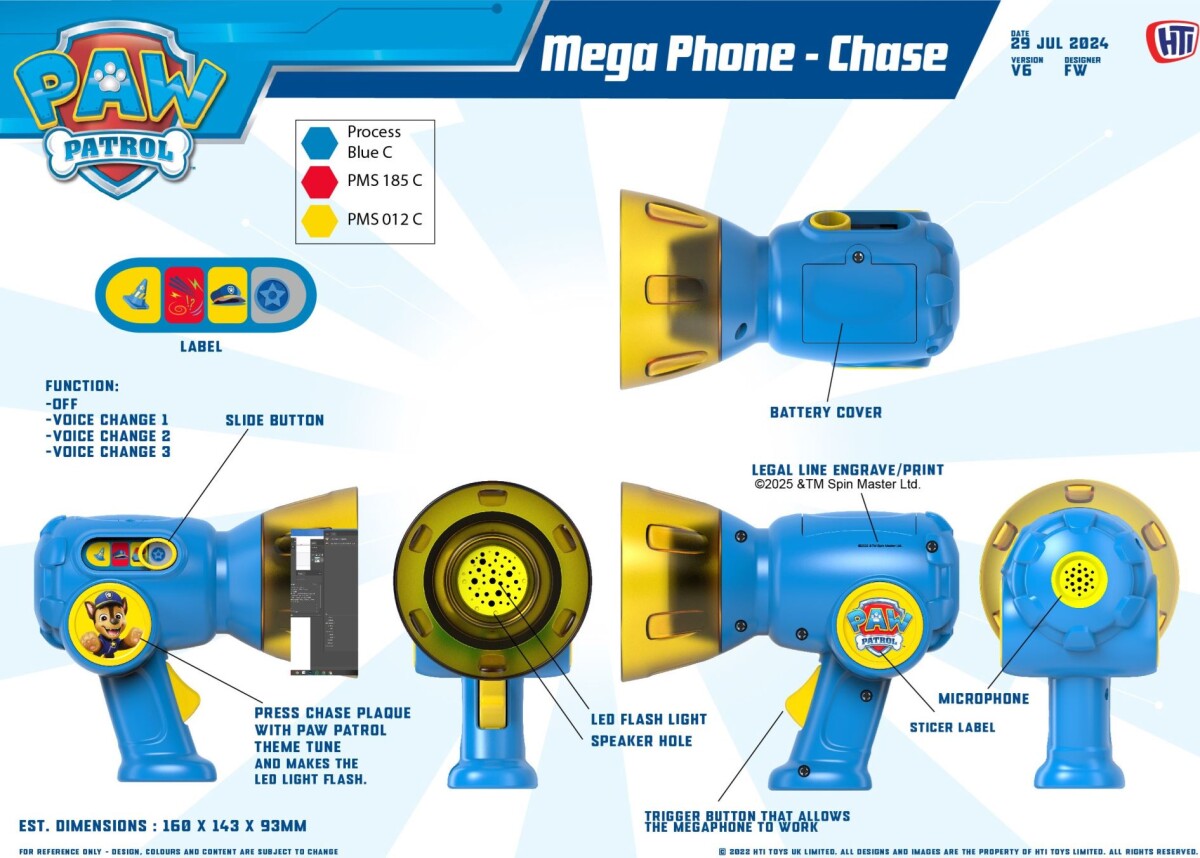 Paw Patrol - Chase Megafon