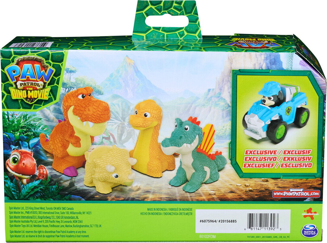 Paw Patrol - Dino Filmen Dino Rex S Dino Crew - Pakke