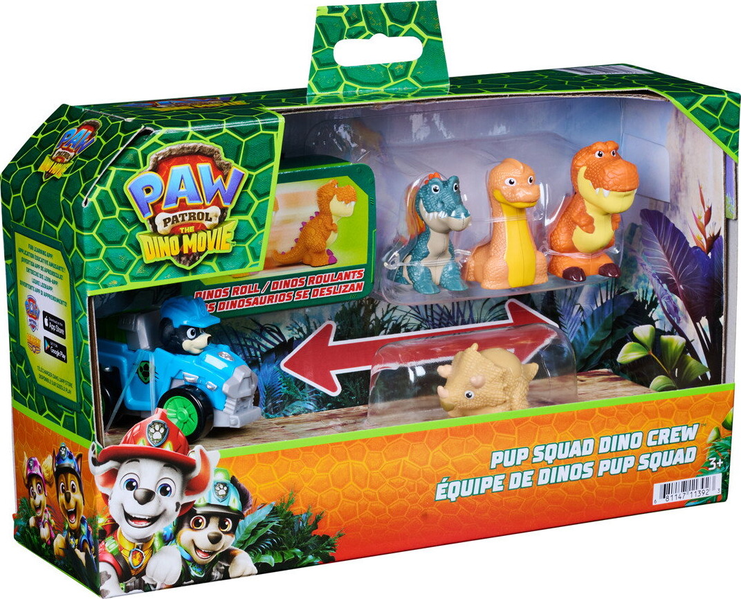Paw Patrol - Dino Filmen Dino Rex S Dino Crew - Pakke