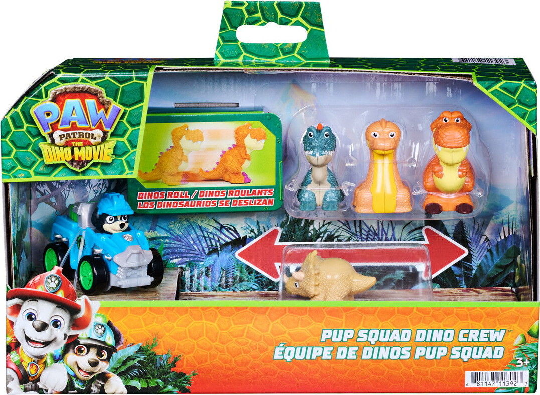 Paw Patrol - Dino Filmen Dino Rex S Dino Crew - Pakke
