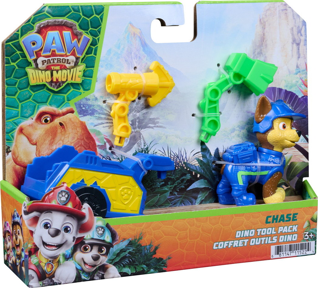 Paw Patrol - Dino Filmen Dino - Værktøjspakke Chase