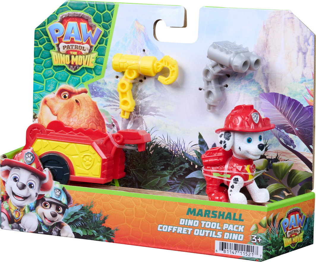 Paw Patrol - Dino Filmen Dino - Værktøjspakke Marshall
