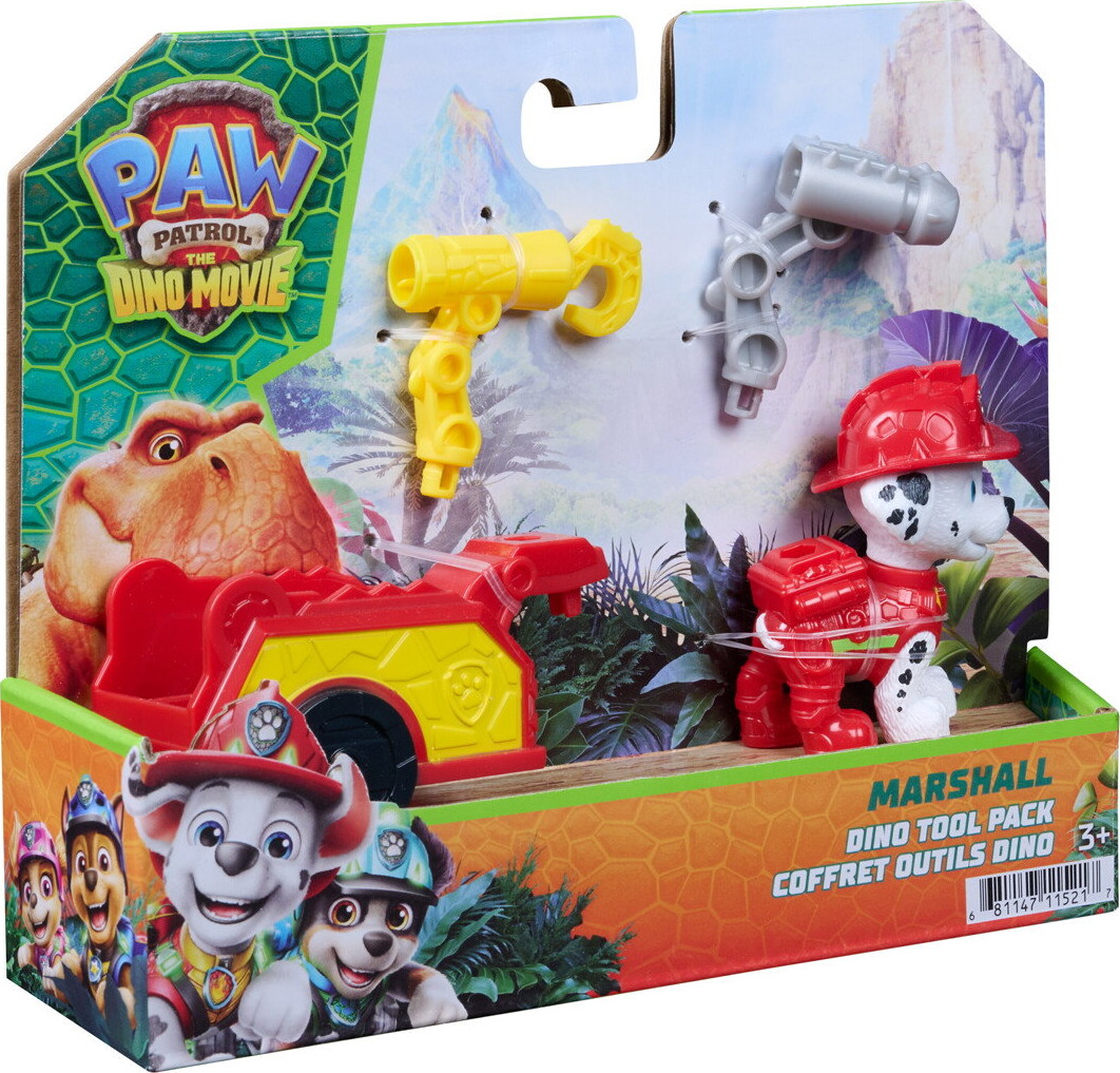 Paw Patrol - Dino Filmen Dino - Værktøjspakke Marshall