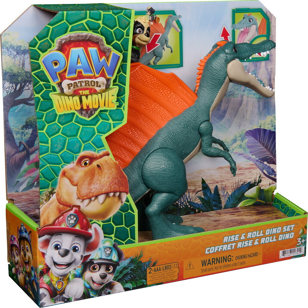 Paw Patrol - Dino Filmen Rise Roll Dino - Sæt