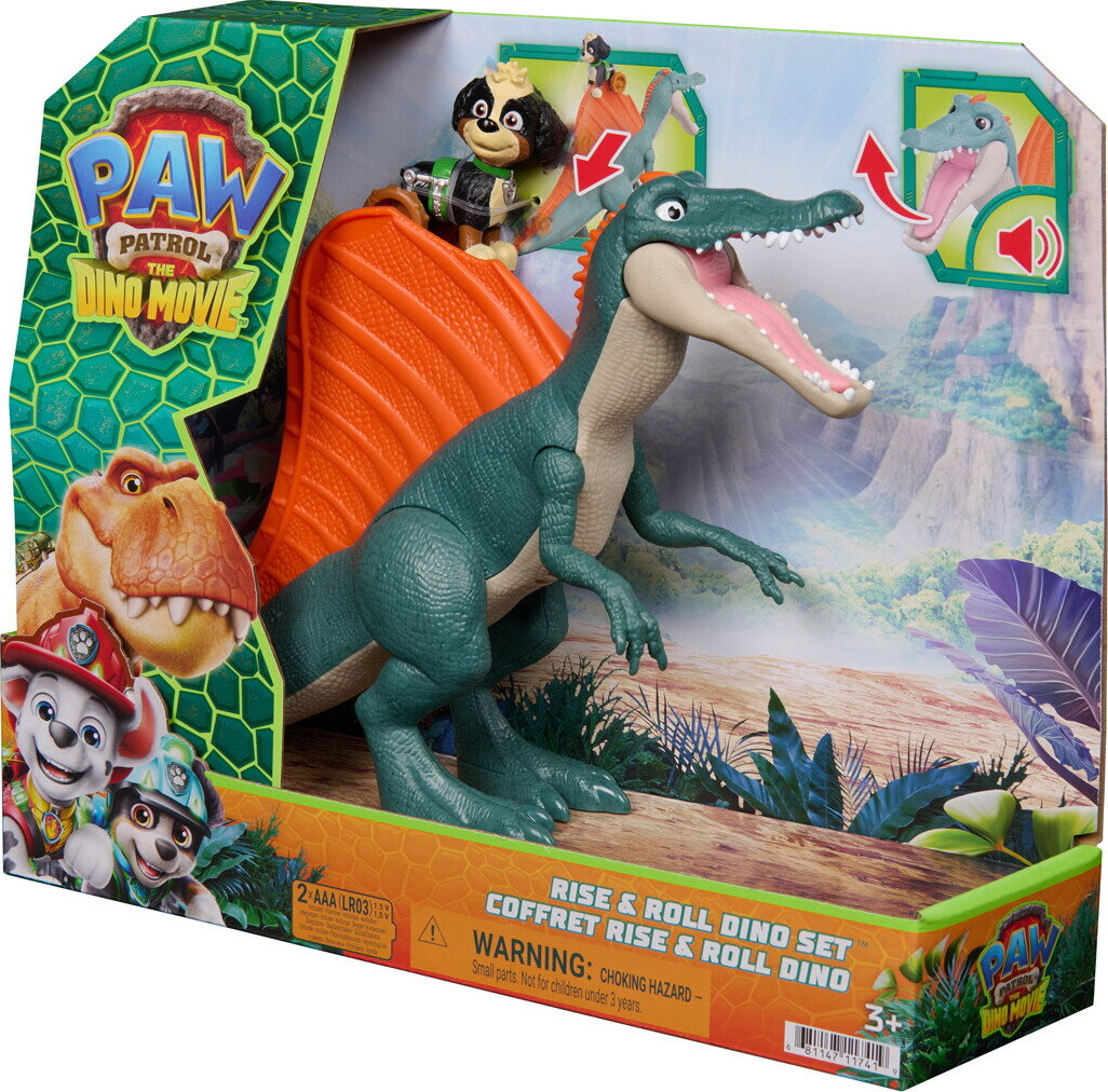 Paw Patrol - Dino Filmen Rise Roll Dino - Sæt