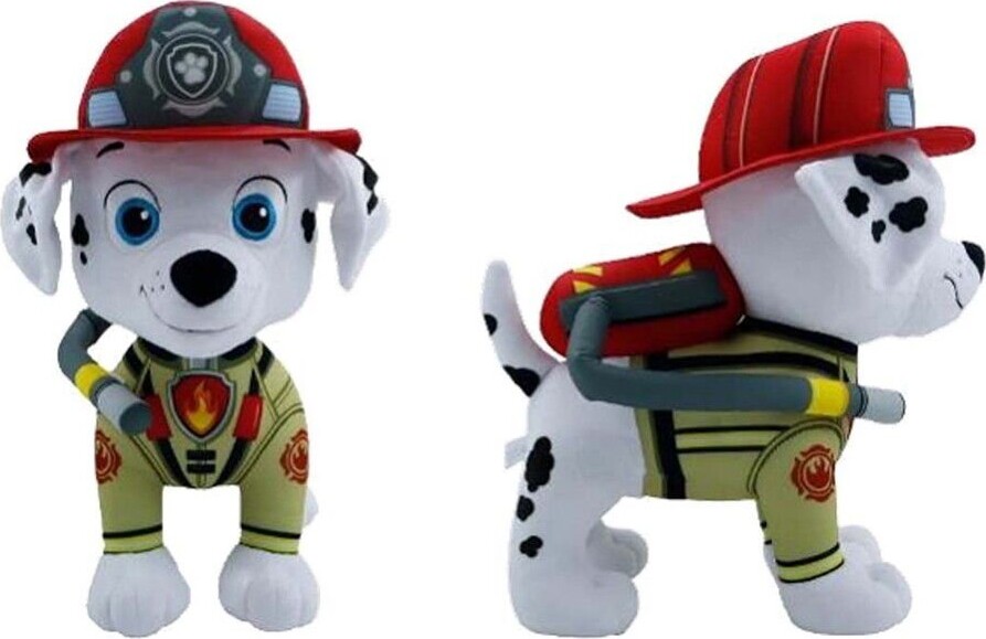 Paw Patrol - Fire Rescue Deluxe Bamse 30 Cm - Marshall