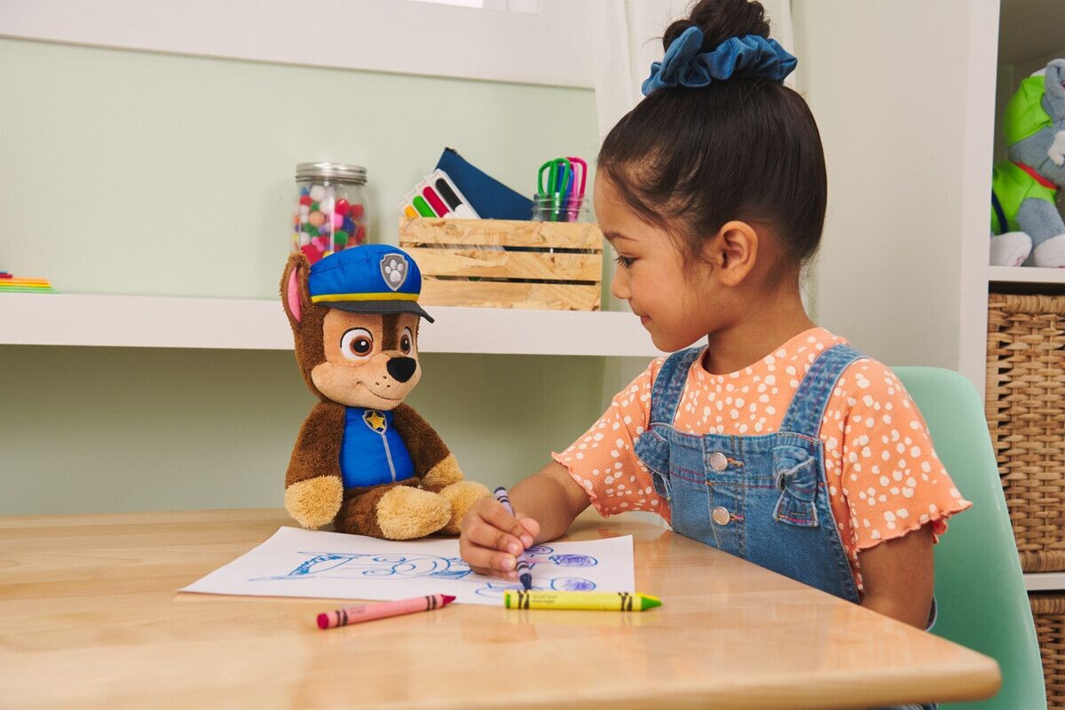 Chase Bamse - Paw Patrol - Tag Med På Tur Bamse - 33 Cm