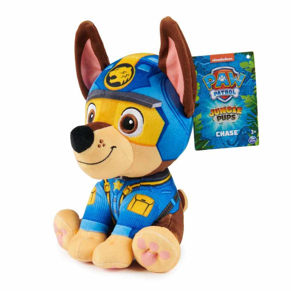 Chase Bamse - Paw Patrol Jungle Pups - 20 Cm