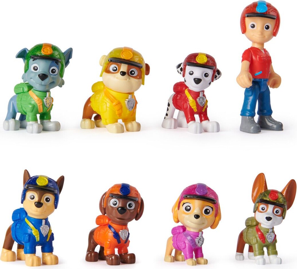K b Paw Patrol Figurer Jungle Pups Figur Gaves t 8 Pak Fra Spin 