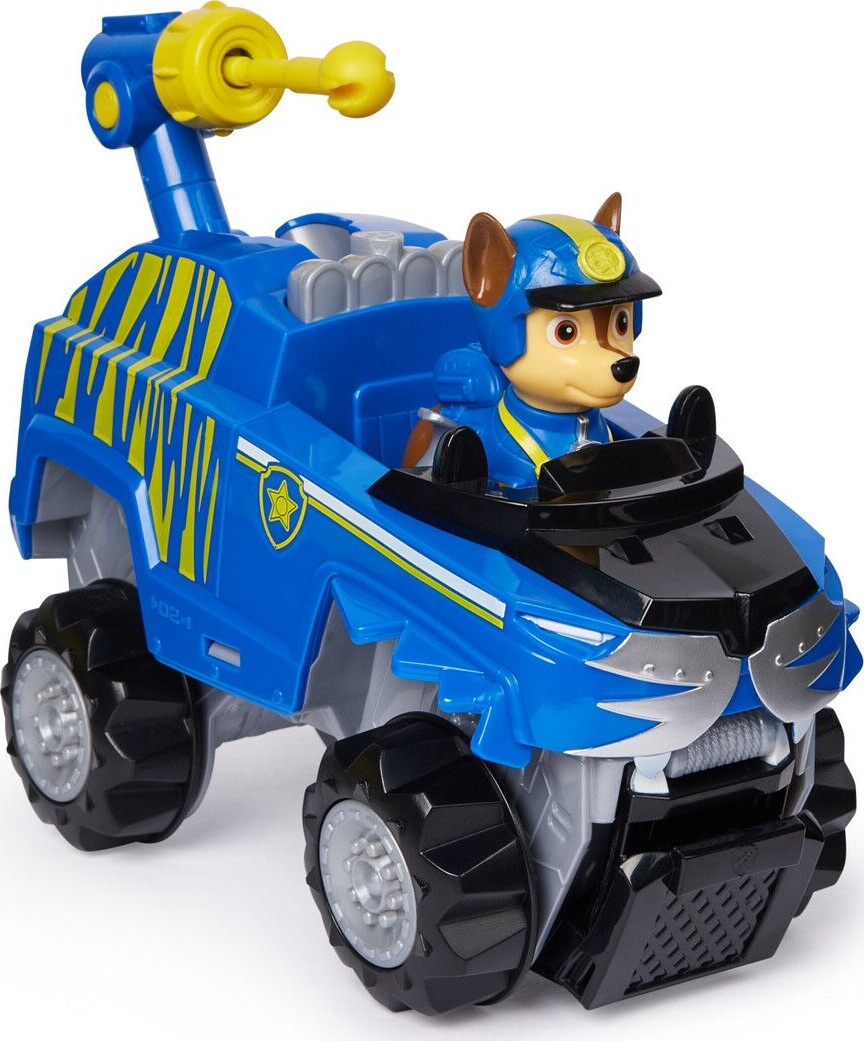 Paw Patrol - Jungle Pups Bil - Chase Med Tiger Køretøj
